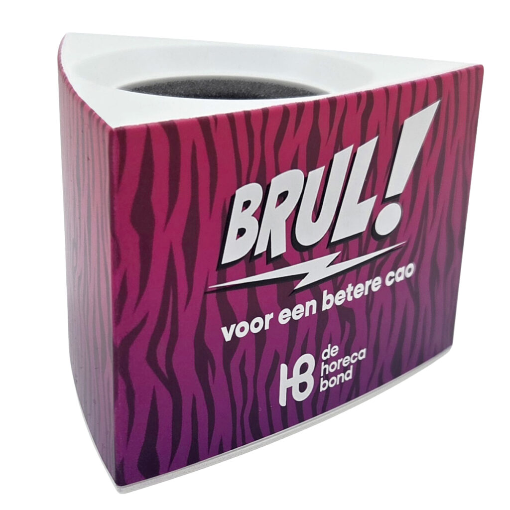 Wrapprint microfoonflag custom kleur bedrukt